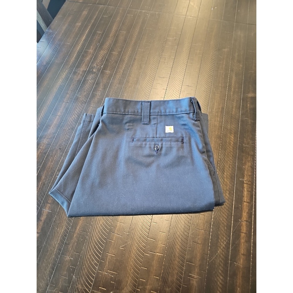 Carhartt‎ Men's Navy B360 Work Wear Thick Twill Work Shorts Size 44x10.5